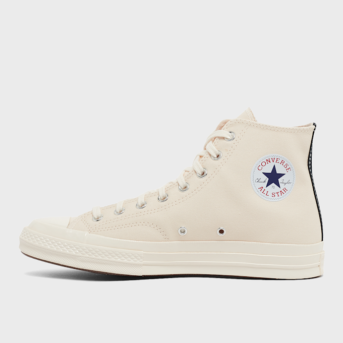 Comme des Garcons Play Small Red Heart Chuck Taylor All Star '70 Hi beige 87161 3