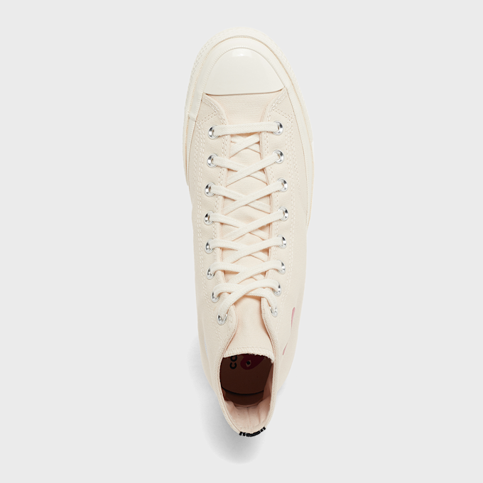 Comme des Garcons Play Small Red Heart Chuck Taylor All Star '70 Hi beige 87161 4