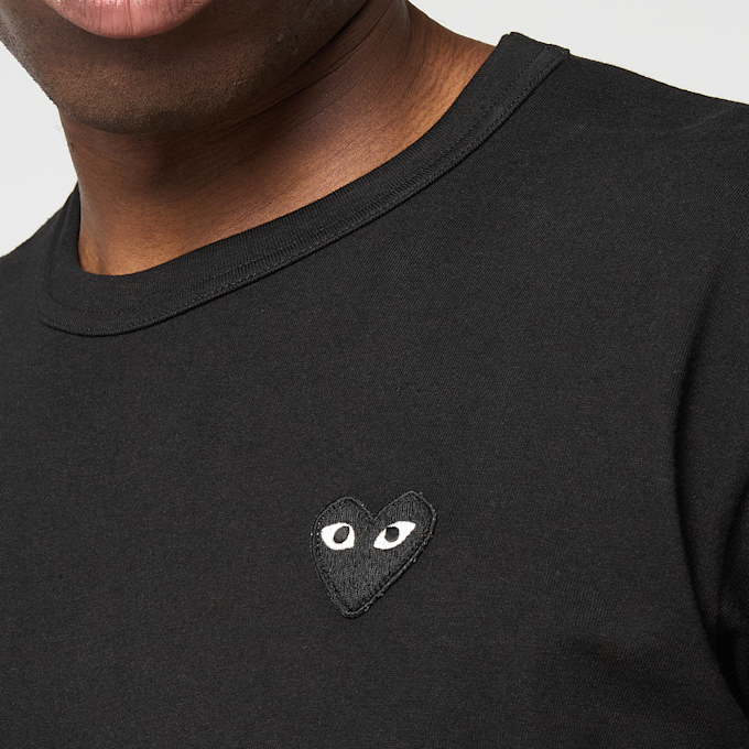 Comme des Garcons Play Black Heart T-Shirt schwarz 86074 3