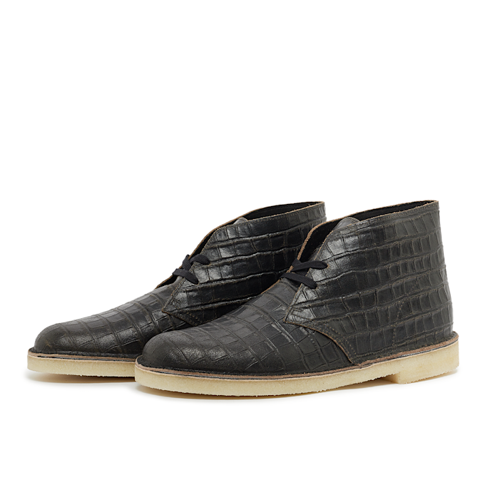 Clarks Desert Boot Crocodile Leather brown 87162 1
