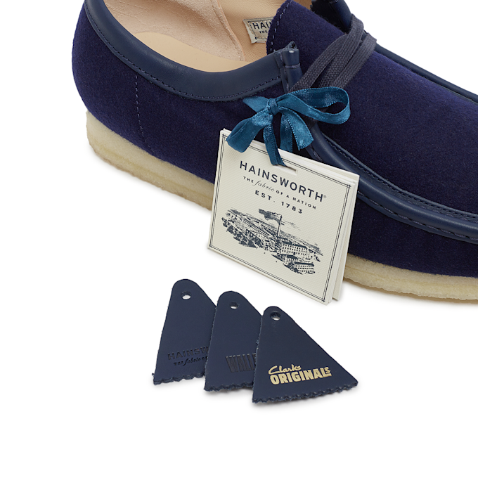Clarks Wallabee blauw 85448 8