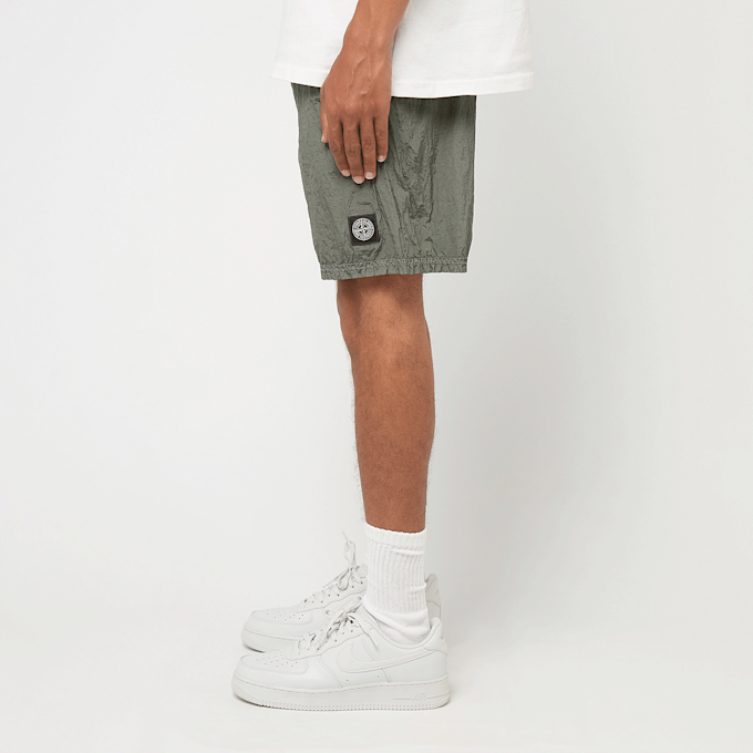 Stone Island Regular Fit-Shorts aus Fleece grün 89160 3