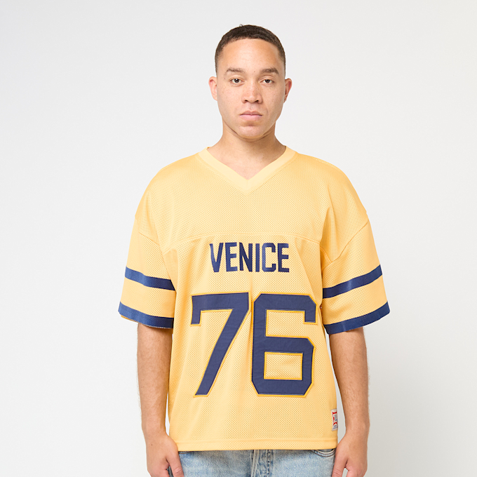 ERL Venice 76 Knit Football Top yellow 85544 2