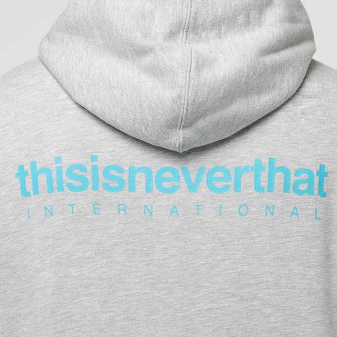 thisisneverthat INTL. Logo Zip Up Hoodie grey 88736 6