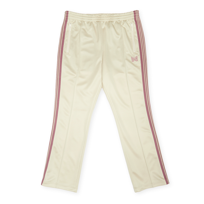 Needles Narrow Track Pant Poly Smooth Beige 85944 1