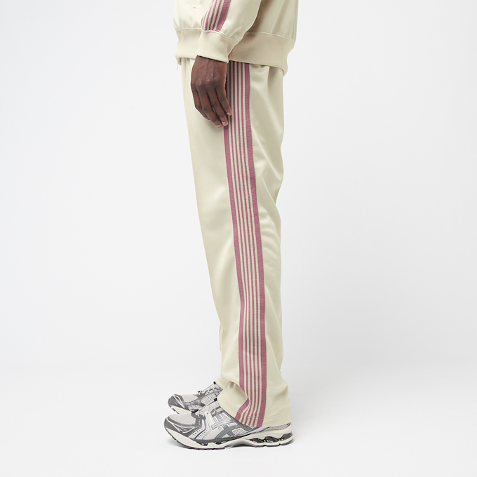 Needles Narrow Track Pant Poly Smooth Beige 85944 3