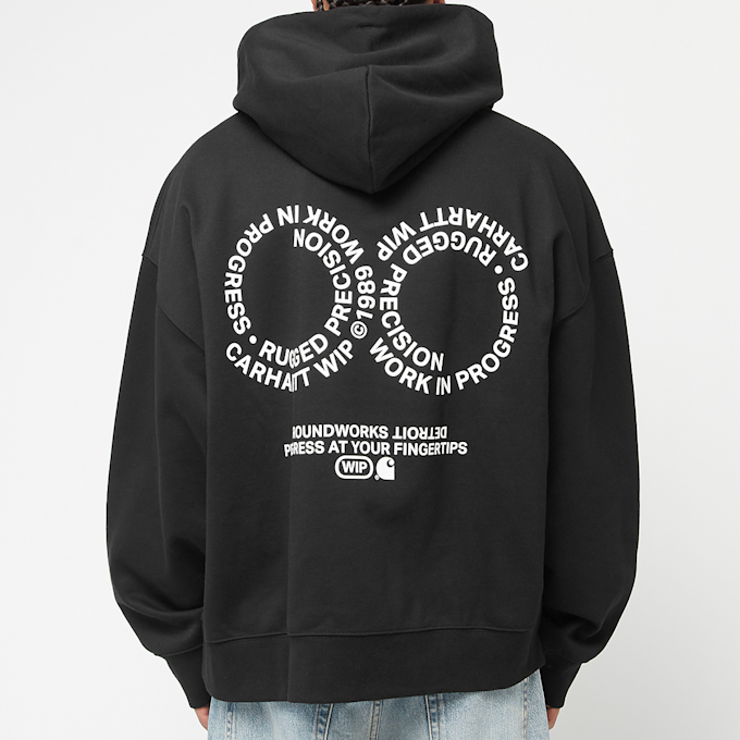 Carhartt WIP Hooded Rotation Sweatshirt Schwarz 84658 4