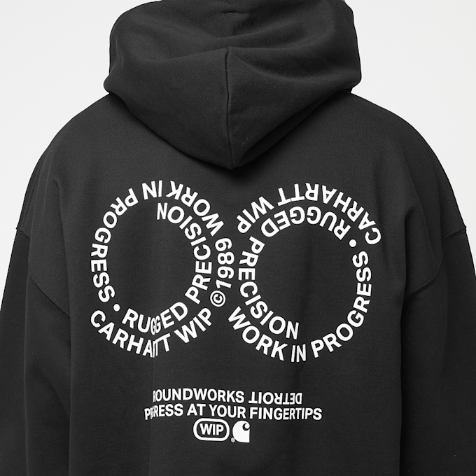 Carhartt WIP Hooded Rotation Sweatshirt Schwarz 84658 5