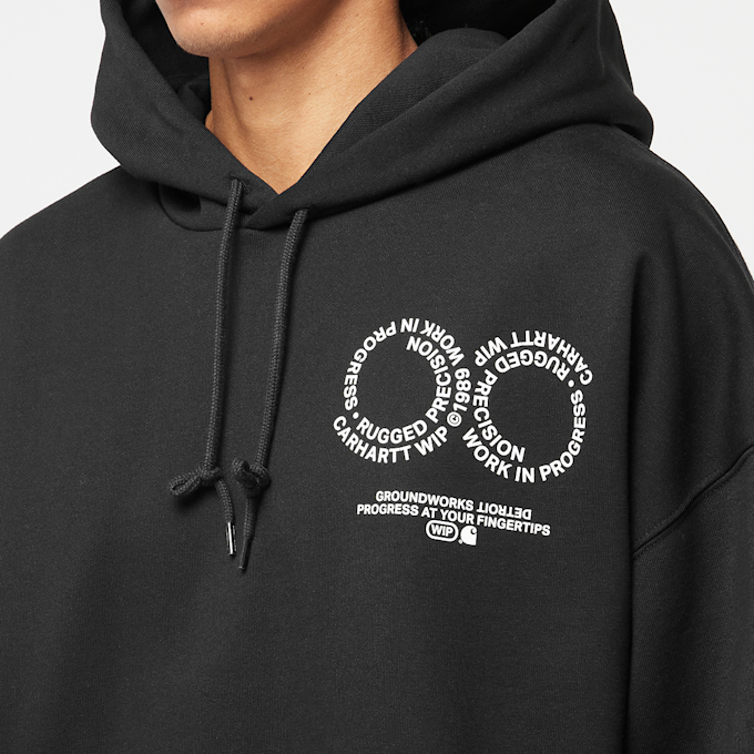 Carhartt WIP Hooded Rotation Sweatshirt Schwarz 84658 6