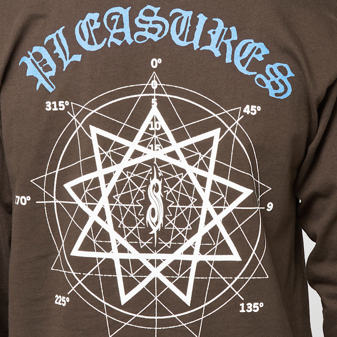 Pleasures x Slipknot Compass Long Sleeve brown 87748 6
