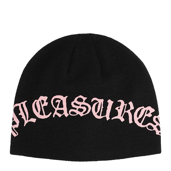 Pleasures Old English Skully Beanie black 89891 1