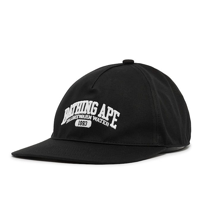 A Bathing Ape Logo Trucker Cap black 88802 1
