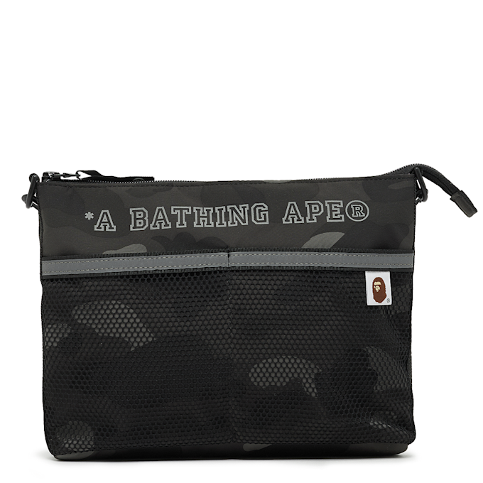 A Bathing Ape Color Camo Sacoche black 87702 1