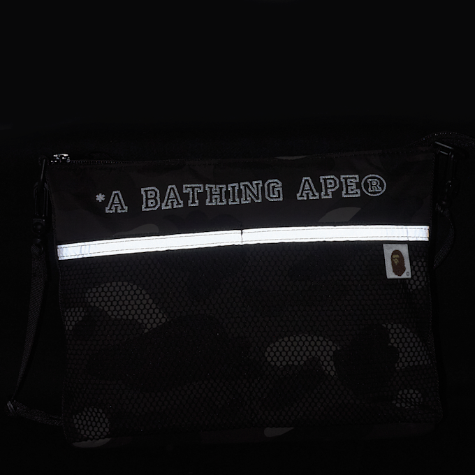 A Bathing Ape Color Camo Sacoche zwart 87702 5