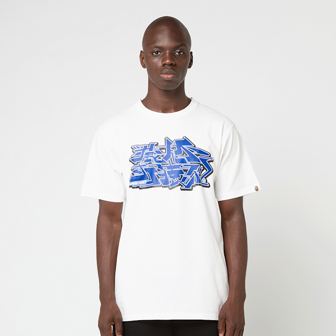 A Bathing Ape Asnka Kanji Graffiti Logo Tee wit 89870 2