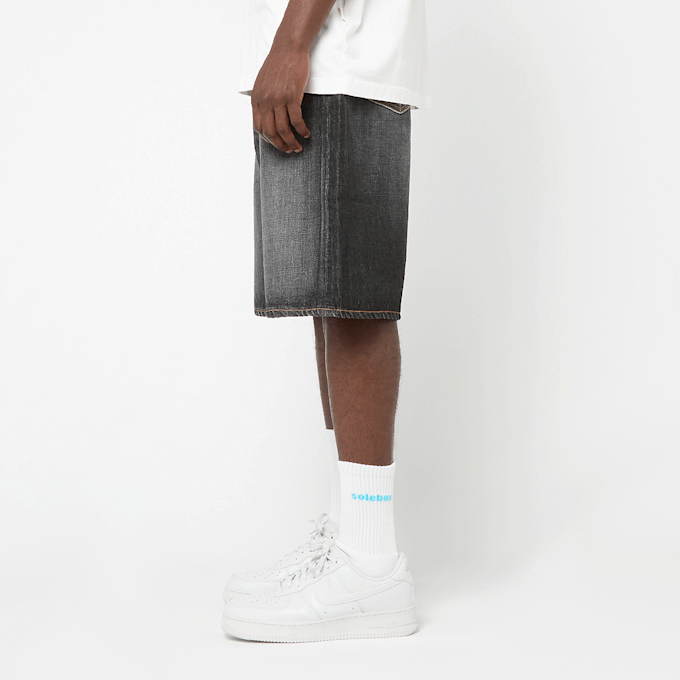 A Bathing Ape Twin Sta Relaxed Fit Denim Shorts grey 89402 3