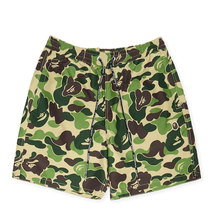 A Bathing Ape ABC Camo One Point Relaxed Fit Water Shorts grün 89838 1