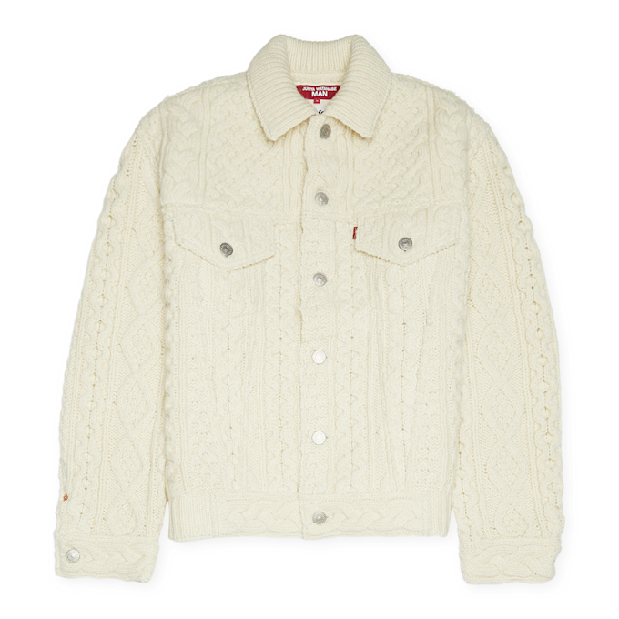 Junya Watanabe MAN x Levis Knitwear Jacket beige 85622 1