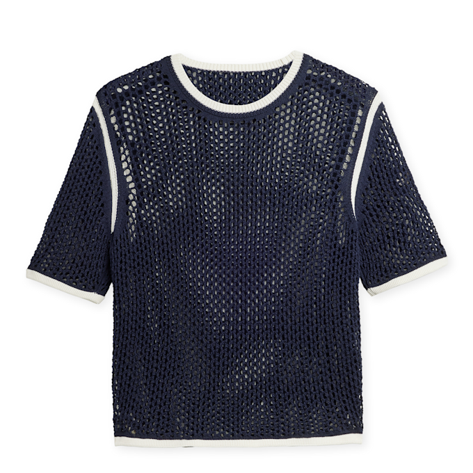 adidas Originals x Wales Bonner Wmns Knit Tee blauw 87814 1