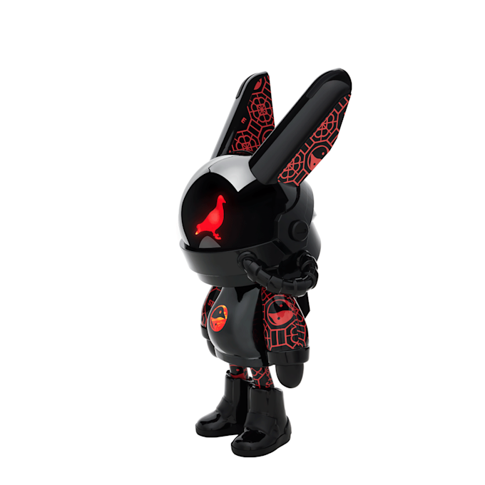 MightyJaxx Robbi x Jeff Staple 400% zwart 84664 2