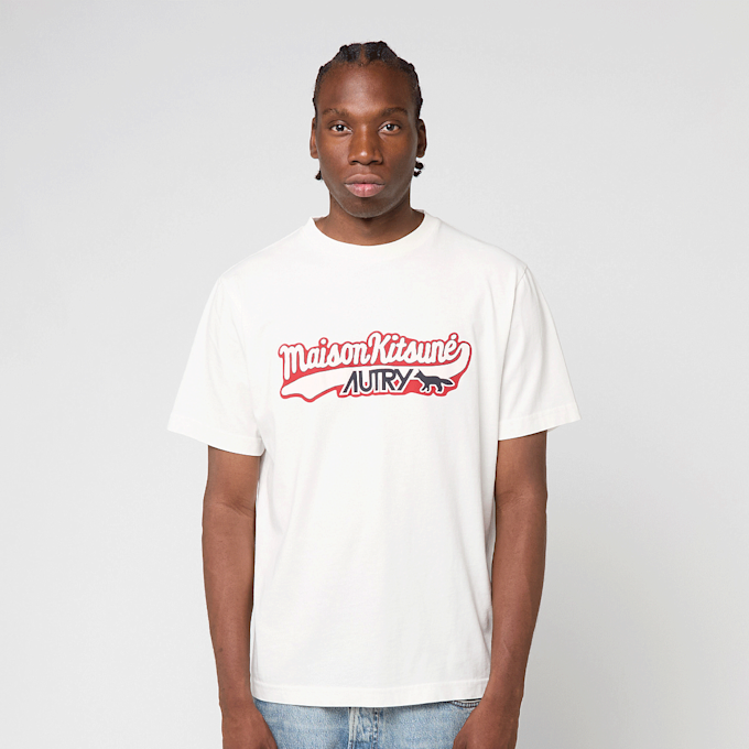 Autry x Maison Kitsune T-Shirt weiß 91541 2