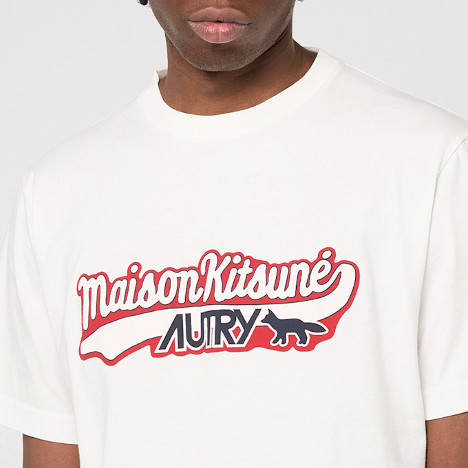 Autry x Maison Kitsune T-Shirt weiß 91541 5