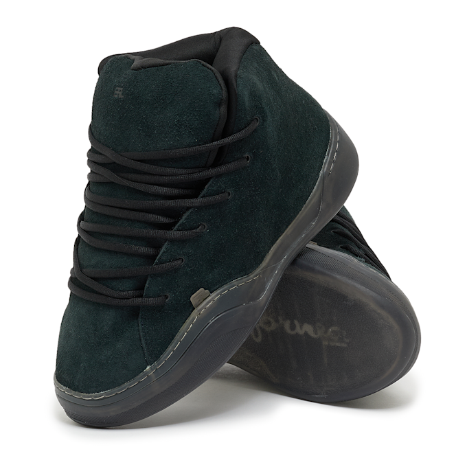 ERL Unisex Suede Mid Vamp Sneakers black 87972 7