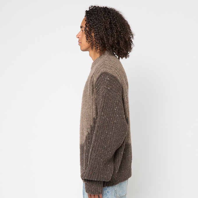 ERL Unisex Swirl Wool Crewneck Knit brown 89918 3