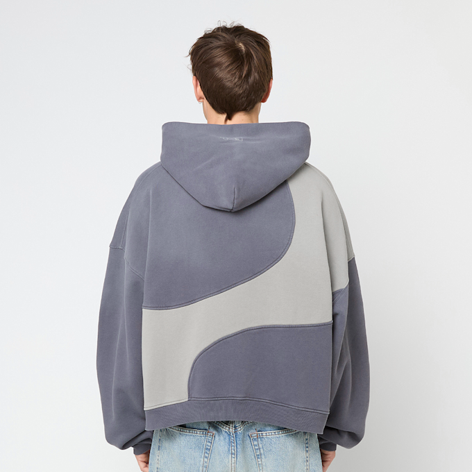 ERL Unisex Wave Hoodie Knit blau 90222 4