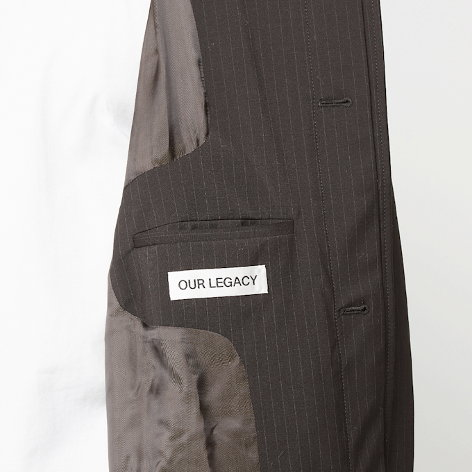 Our Legacy Cloak Carcoat Membrane Wool bruin 90782 6