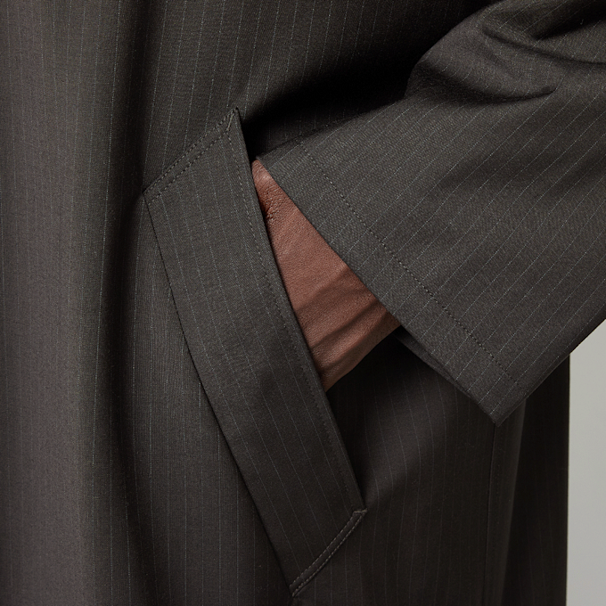 Our Legacy Cloak Carcoat Membrane Wool bruin 90782 7