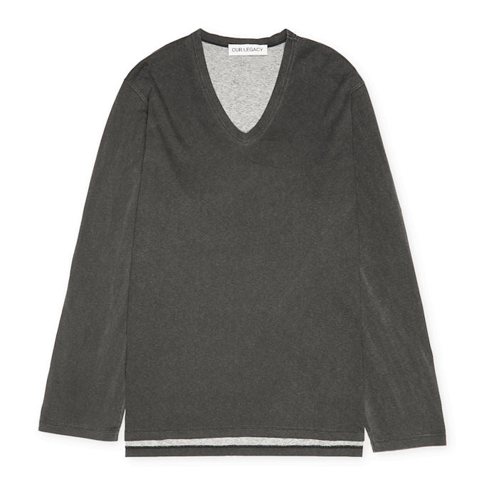 Our Legacy Gorge Longsleeve 1000 Points Print grijs 89495 1