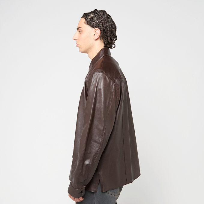 Our Legacy Welding Shirt Fluid Calfskin brown 88889 3