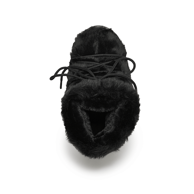 Moon Boot Wmns Icon Low Faux Fur schwarz 90226 4