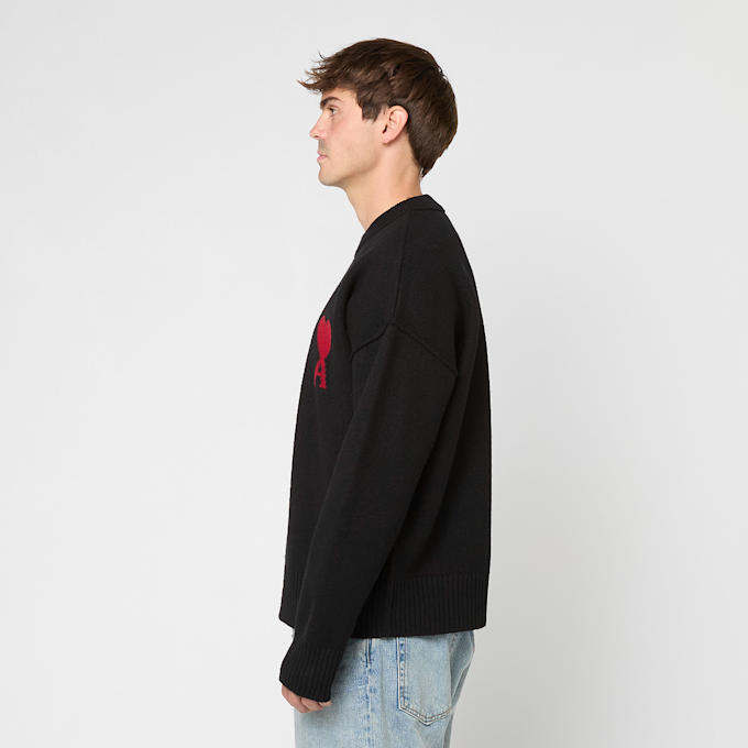 AMI PARIS Felted Crew ADC zwart 87992 3