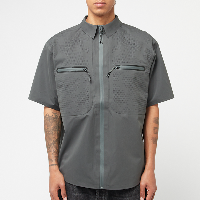 Alpha Industries Short Sleeve Laser Cut Shirt grey 89933 2