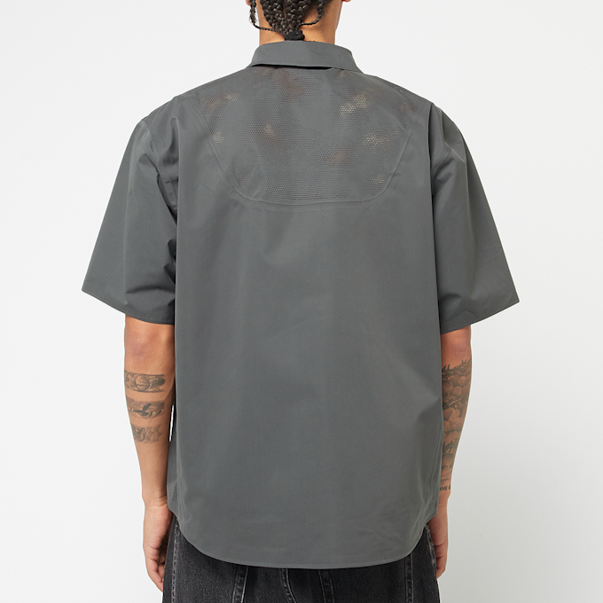 Alpha Industries Short Sleeve Laser Cut Shirt grey 89933 4