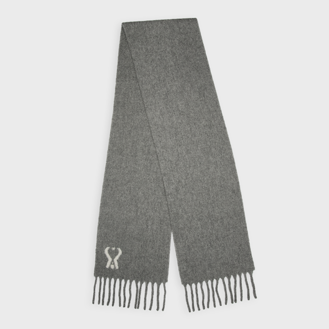 AMI PARIS Scarf gris grijs 90406 2