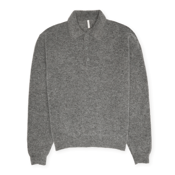 Sunflower Mohair Polo grijs 87543 1