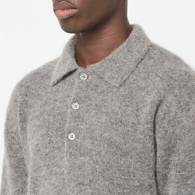 Sunflower Mohair Polo grijs 87543 5