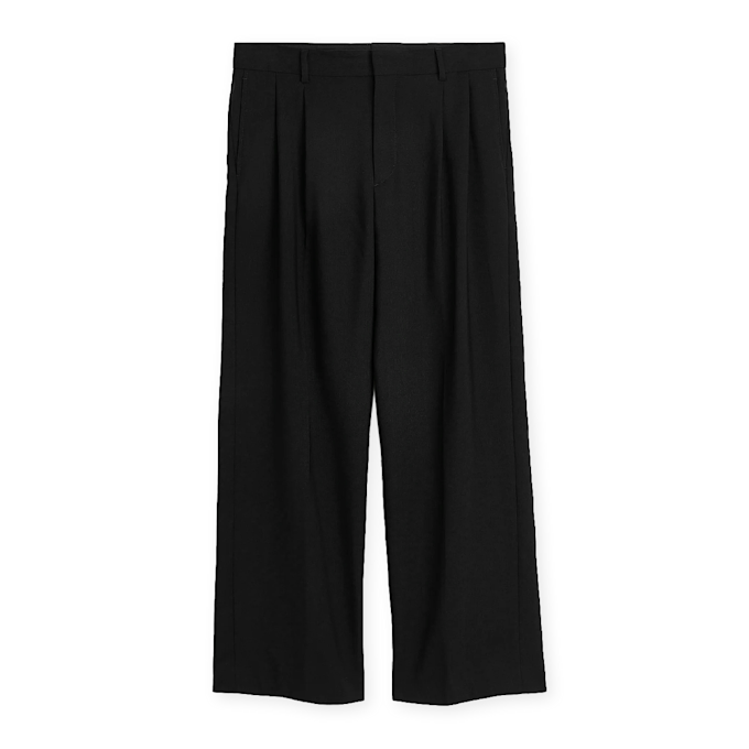 Sunflower Wide Pleated Trouser Schwarz 85993 1