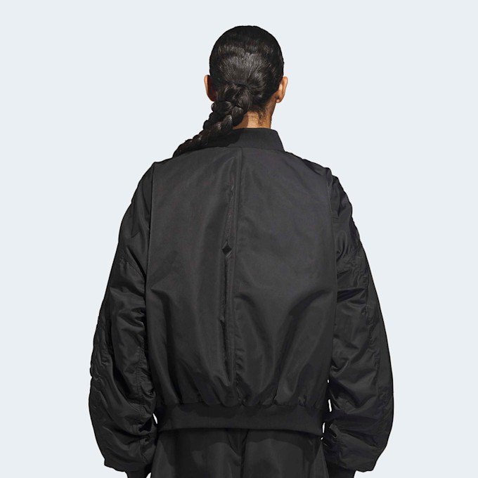 adidas Originals x Willy Chavarria Satin Bomber Jacket schwarz 89948 2
