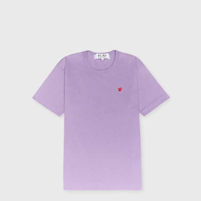 Comme des Garcons Play T-Shirt Smal Red Emblem Smal Red Heart roze 91704 1