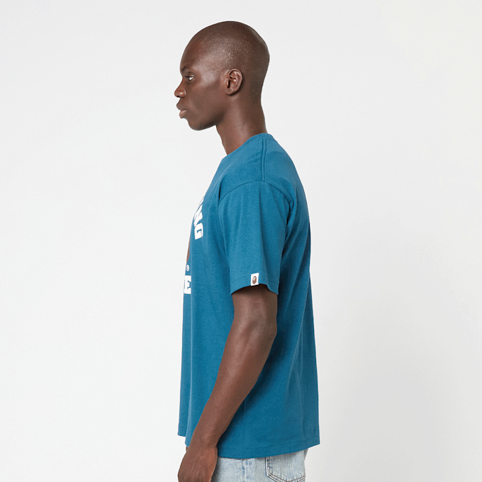 A Bathing Ape College Tee blue 92406 3