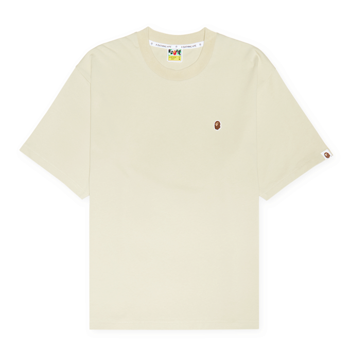 A Bathing Ape One Point Relaxed Fit Tee beige 92413 1