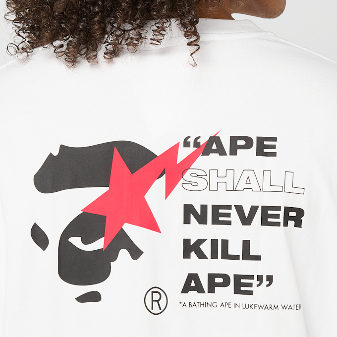 A Bathing Ape Bape Sta Ape Face Relaxed Fit Tee M weiß 92418 6
