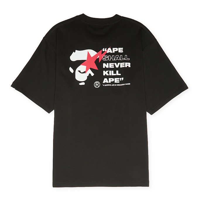 A Bathing Ape Bape Sta Ape Face Relaxed Fit Tee M black 92414 1