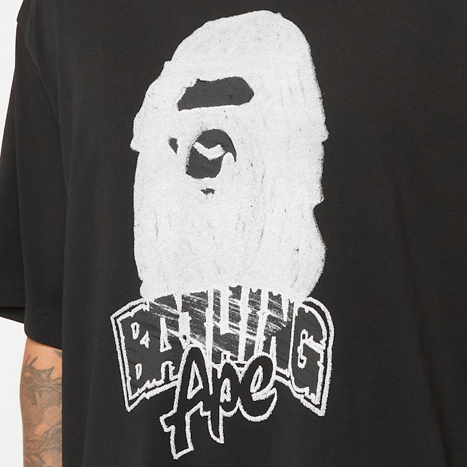 A Bathing Ape Hand Drawn Ape Head Relaxed Fit Tee M schwarz 92419 5