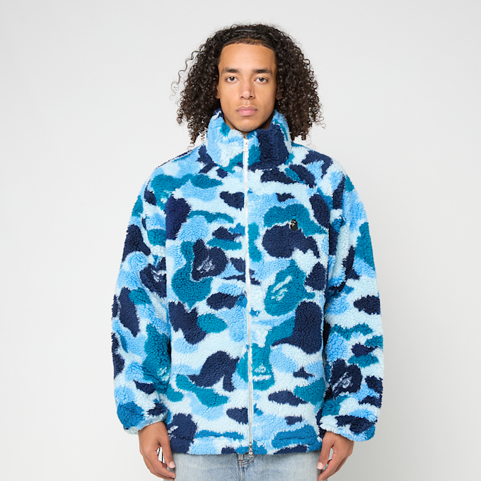A Bathing Ape ABC Camo Metal One Point Boa Jacket M blauw 92455 2