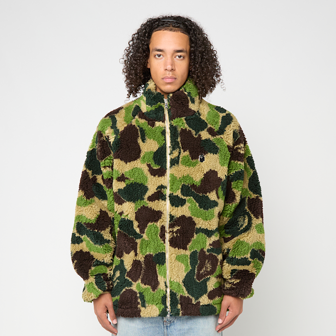 A Bathing Ape ABC Camo Metal One Point Boa Jacket M groen 92457 2
